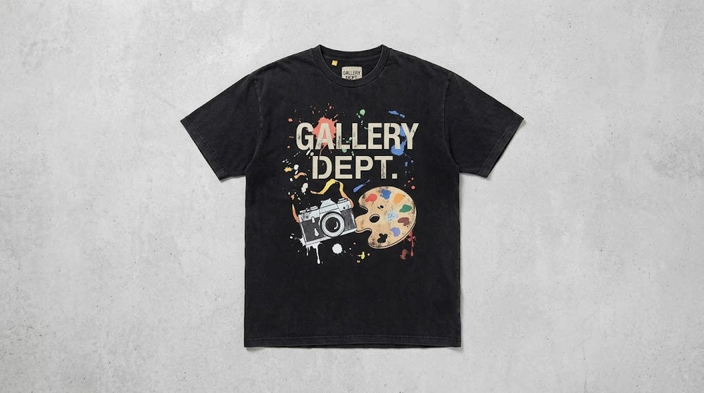 Gallery Dept Graphic T-Shirt Black