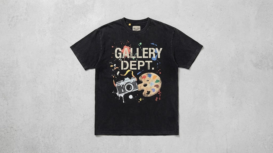 Gallery Dept Graphic T-Shirt Black