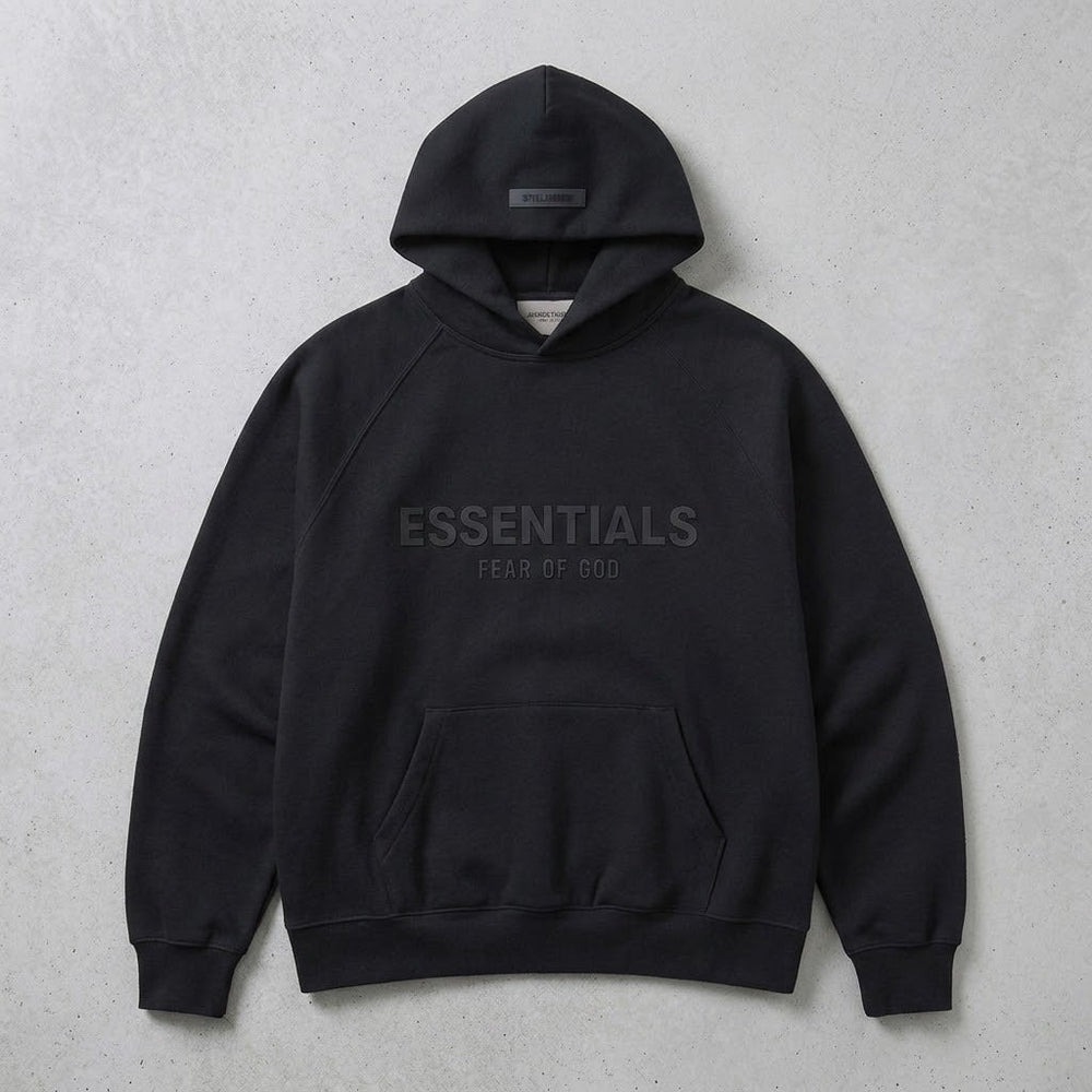 Essentials Pullover Hoodie Black