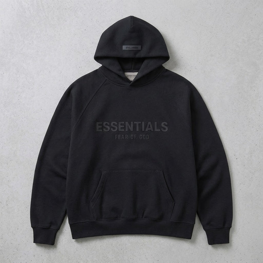 Essentials Pullover Hoodie Black