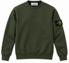 Stone Island Badge Sweatshirt Green