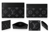 Louis Vuitton Monogram Card Holder Black