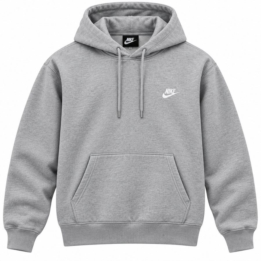 Nike Club Fleece Hoodie Grey